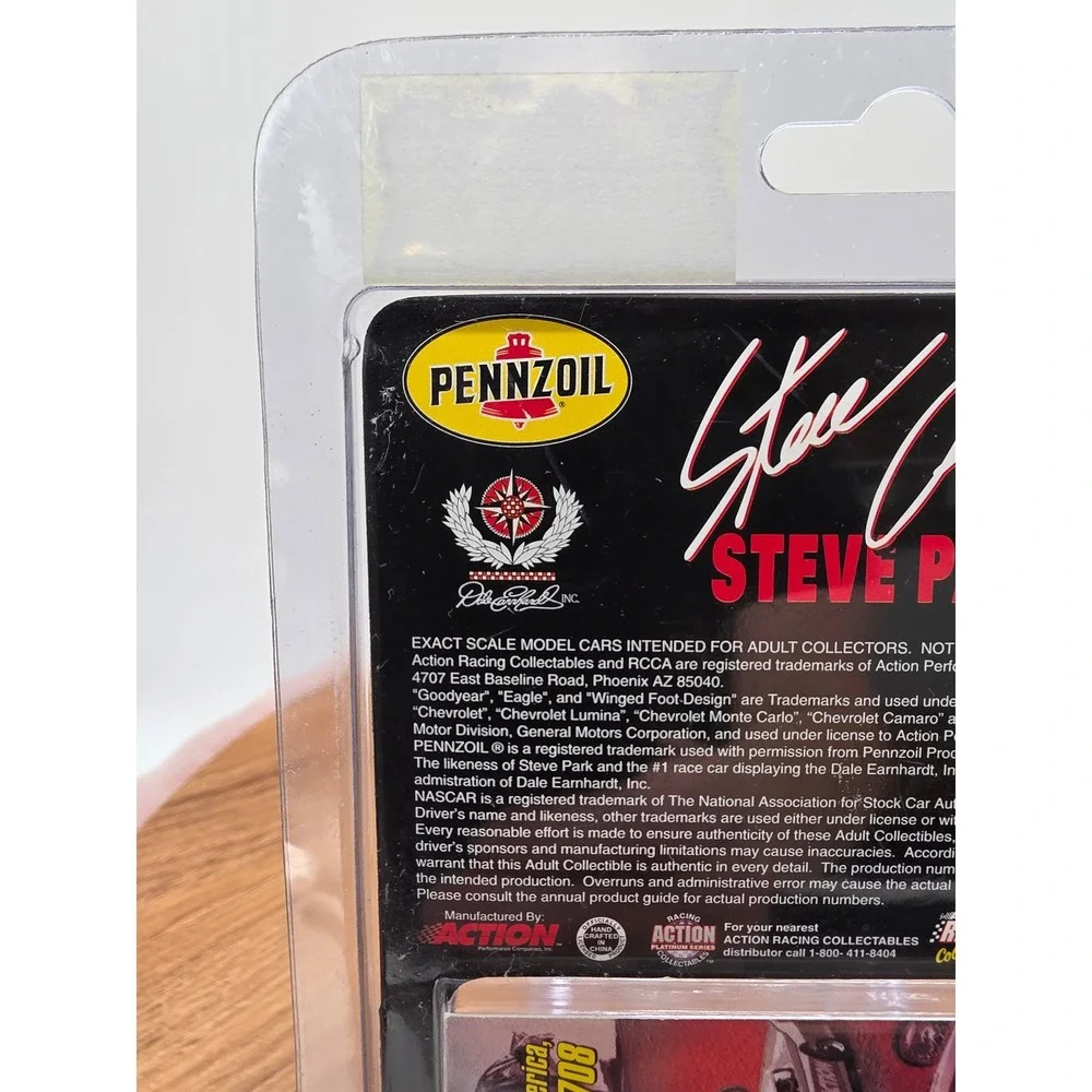 Steve Park 1 Pennzoil 1998 Monte Carlo Limited Edition 1:64 Action NASCAR Diecas